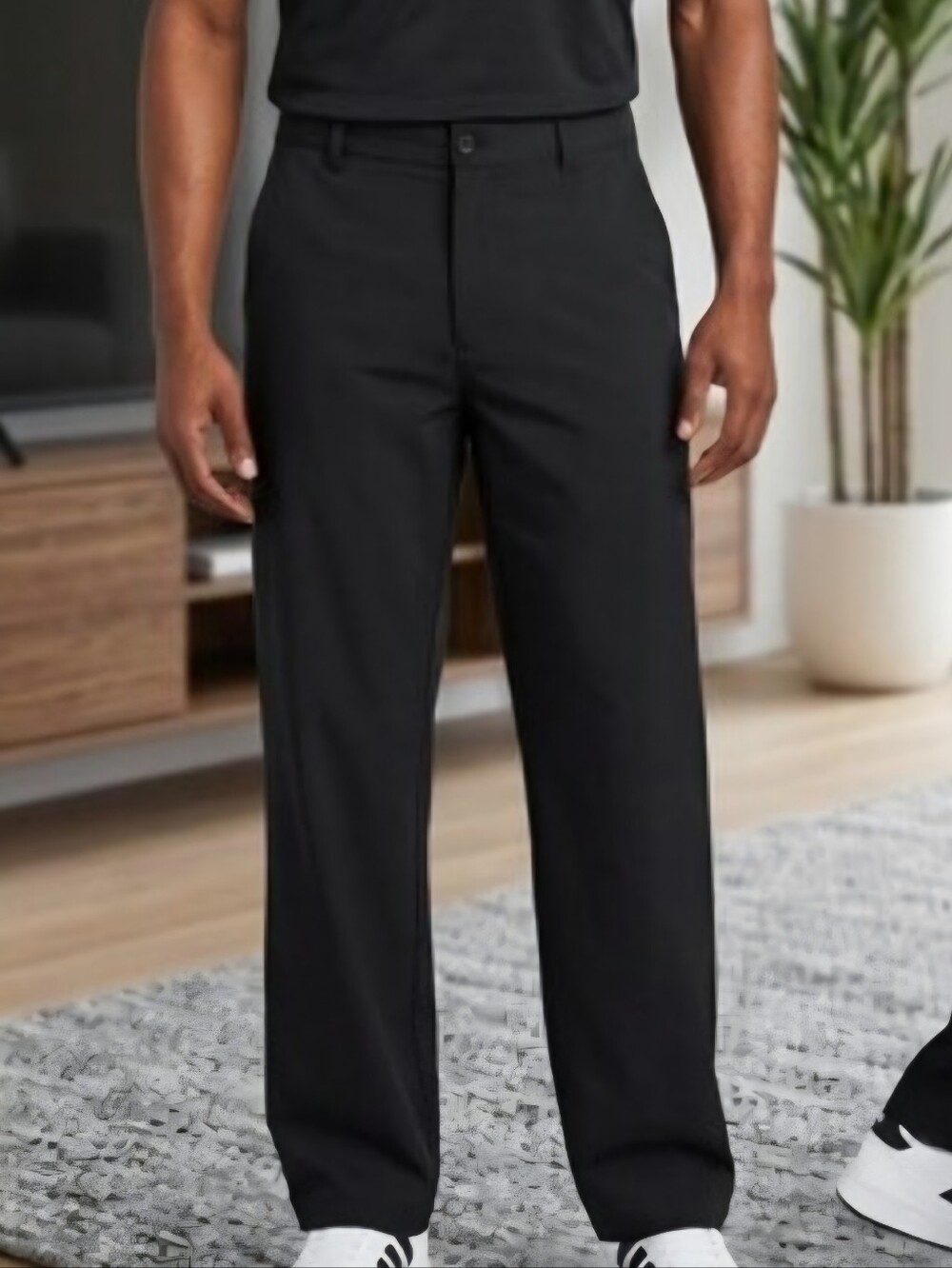 Adidas Climalite Black Athletic Pants - Size 36x32 - Lightweight & Breathable